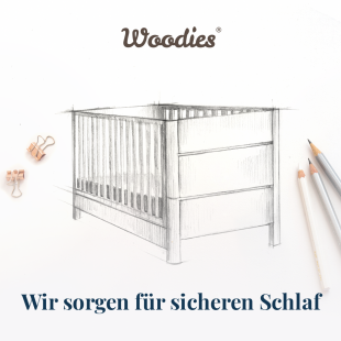 Woodies® Babybett – die Basis für einen guten und sicheren Schlaf